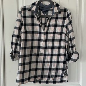 Tommy Hilfiger flannel top size L